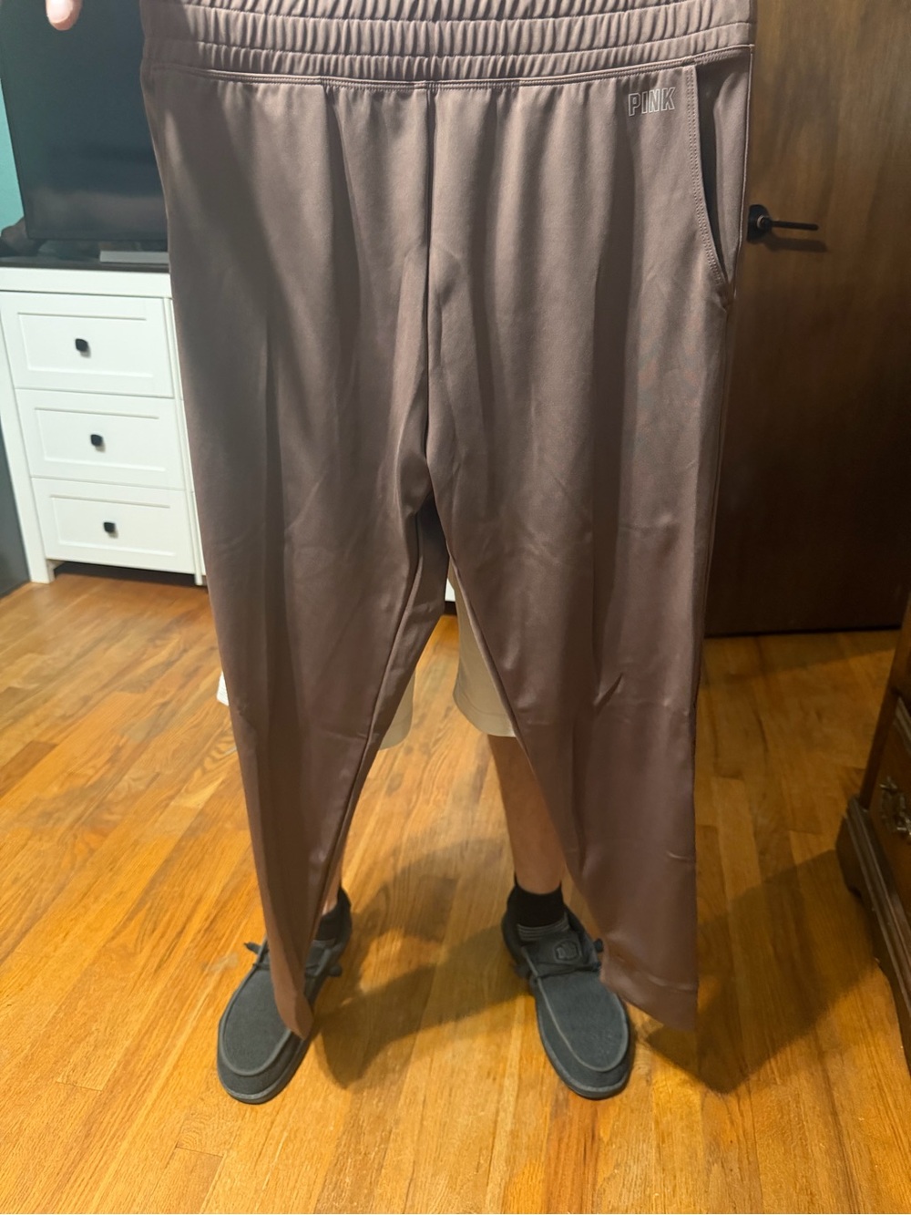PINK Victoria's Secret Womens Brown Athletic Joggers